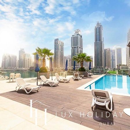 Lux Contemporary Suite With Full Marina View 6 دبي المظهر الخارجي الصورة