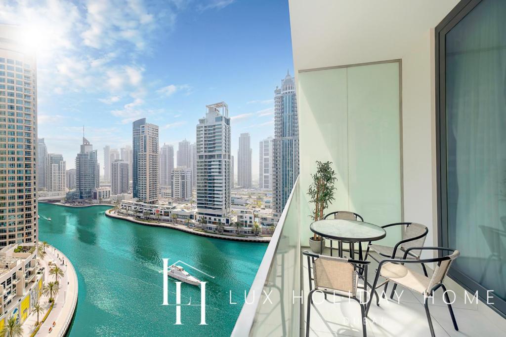 Lux Contemporary Suite With Full Marina View 6 دبي المظهر الخارجي الصورة