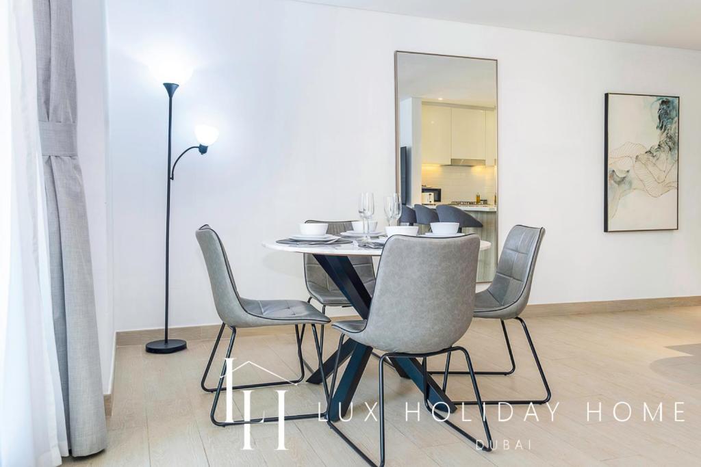 Lux Contemporary Suite With Full Marina View 6 دبي المظهر الخارجي الصورة