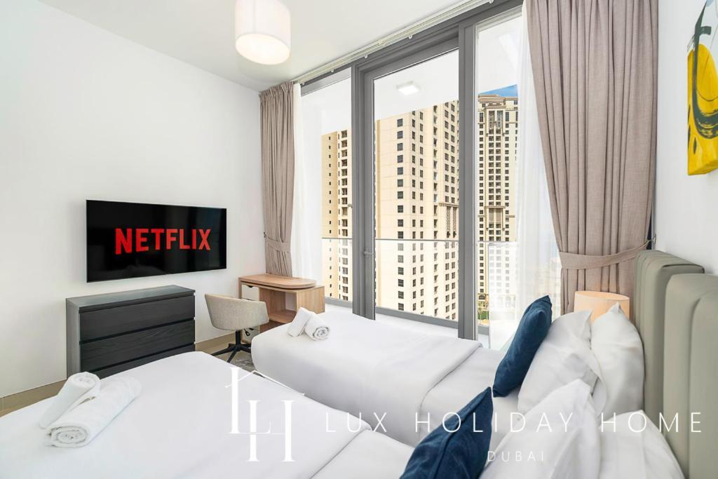 Lux Contemporary Suite With Full Marina View 6 دبي المظهر الخارجي الصورة