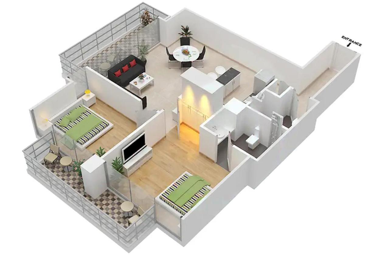 Lux Contemporary Suite With Full Marina View 6 دبي المظهر الخارجي الصورة